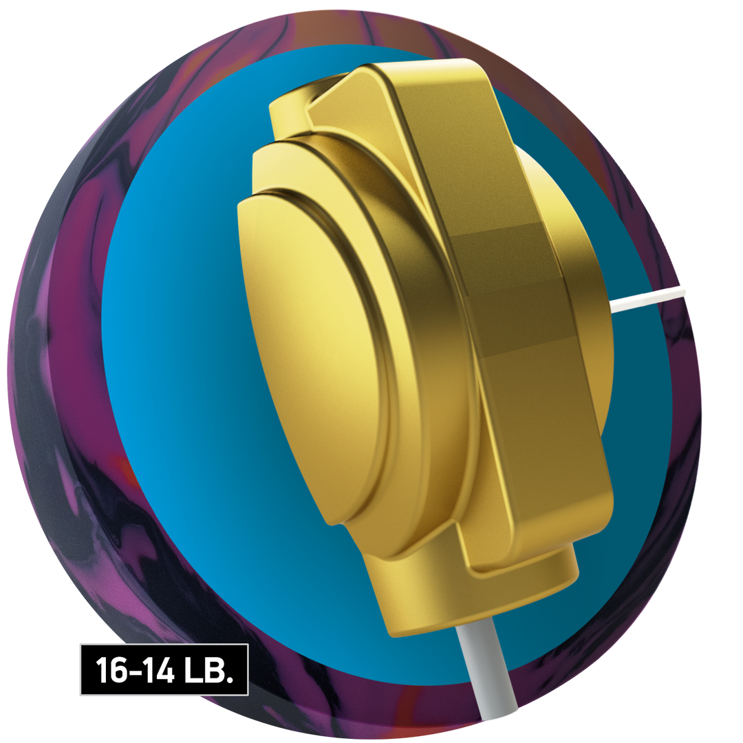 Entity core for 16 to 14 pound bowling balls.