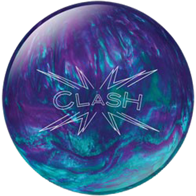 Clash Turquoise/Purple Bowling Ball