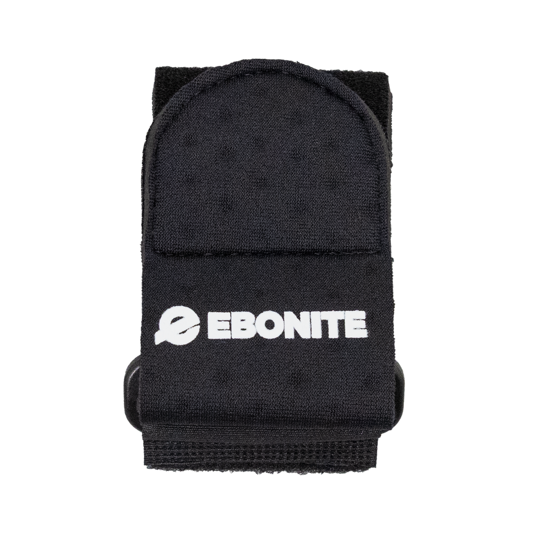 The Ultra Prene Wrist Support in black with the Ebonite logo on the front in white.