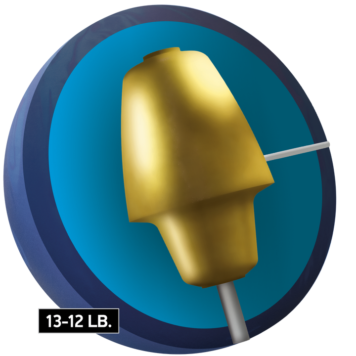 The Spartan core for thirteen to twelve pound bowling balls.