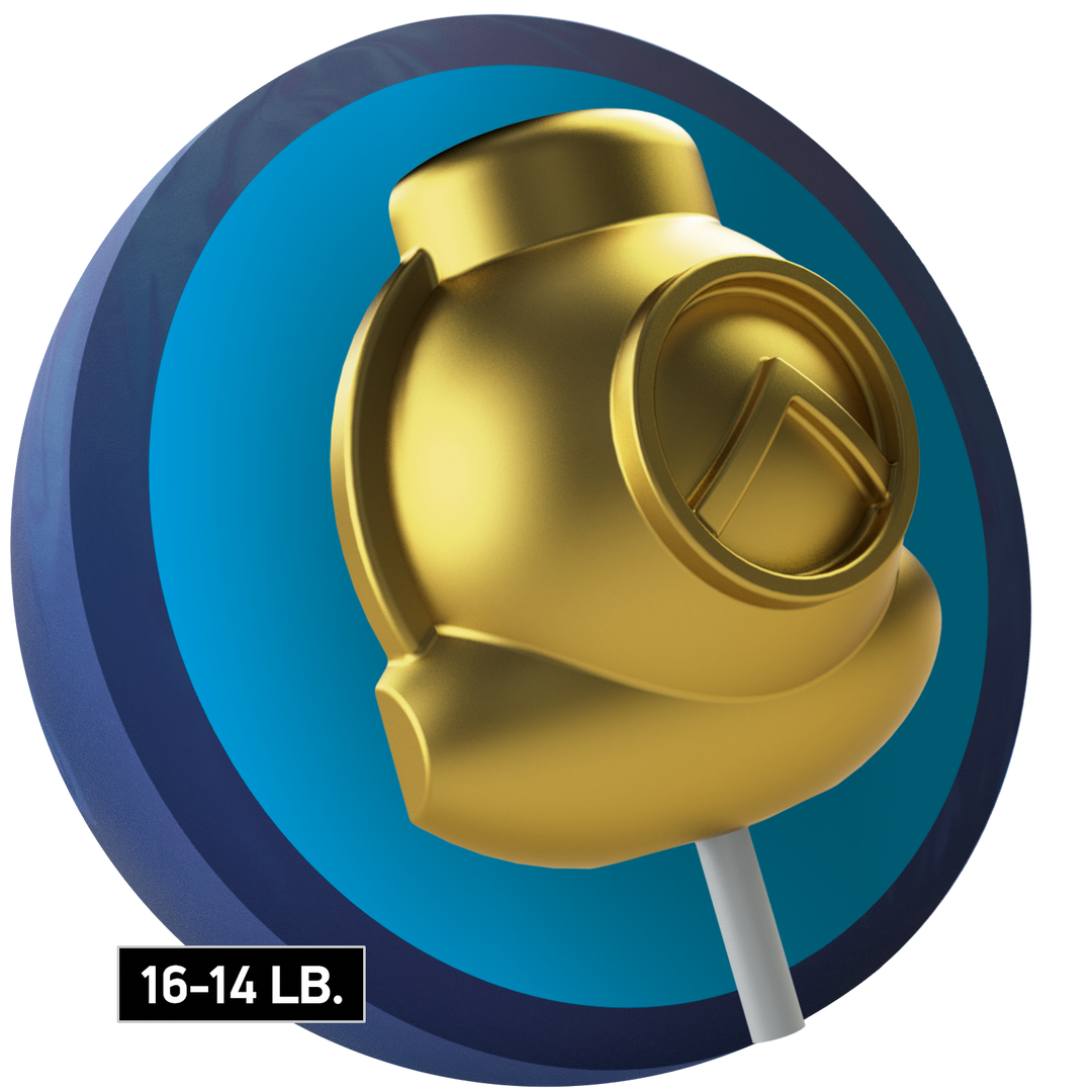 The Spartan core for sixteen to fourteen pound bowling balls.