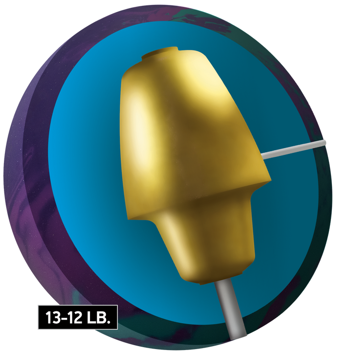 The Great One core for thirteen to twelve pound bowling balls.
