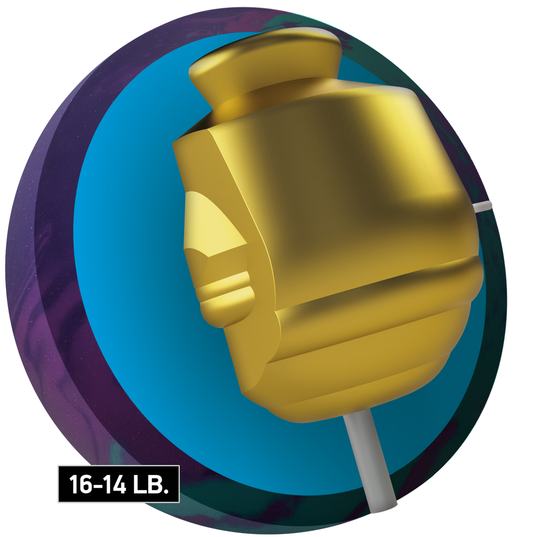 The Great One core for sixteen to fourteen pound bowling balls.
