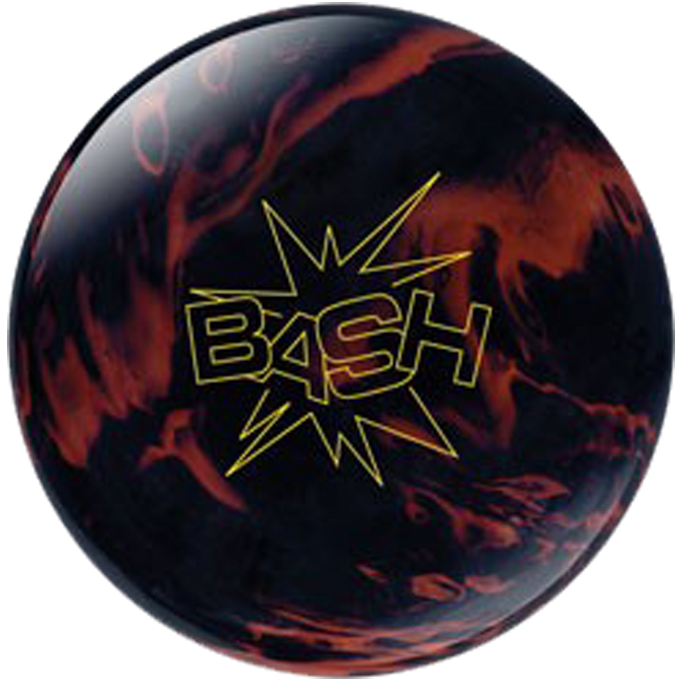 Bash Black/Red Bowling Ball