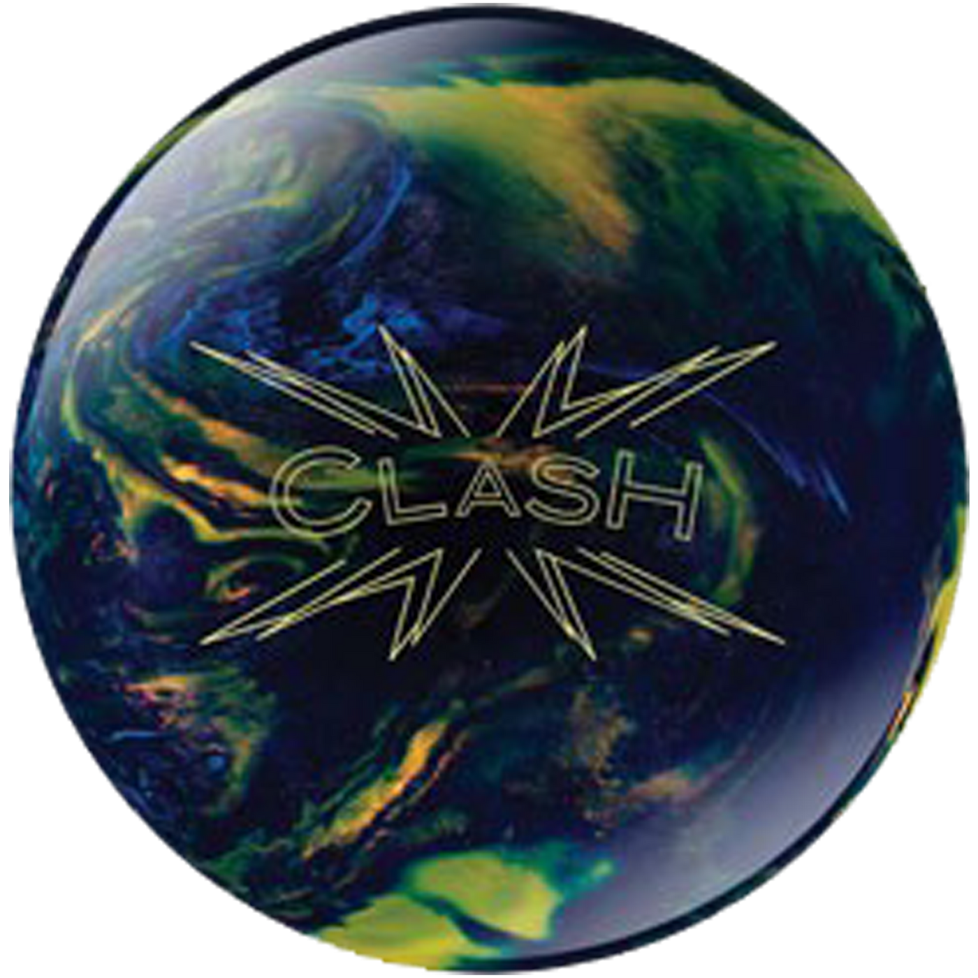 Clash Blue/Yellow Bowling Ball