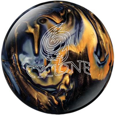 Cyclone - Black/Gold/Silver Bowling Ball
