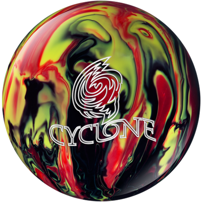 Cyclone Black/Red/Yellow Bowling Ball