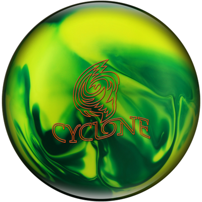 Cyclone Green/Yellow Pearl Bowling Ball