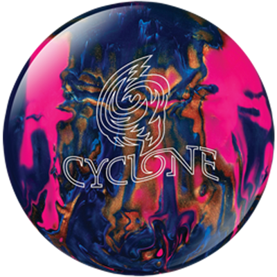 Cyclone Navy/Pink/Gold Bowling Ball