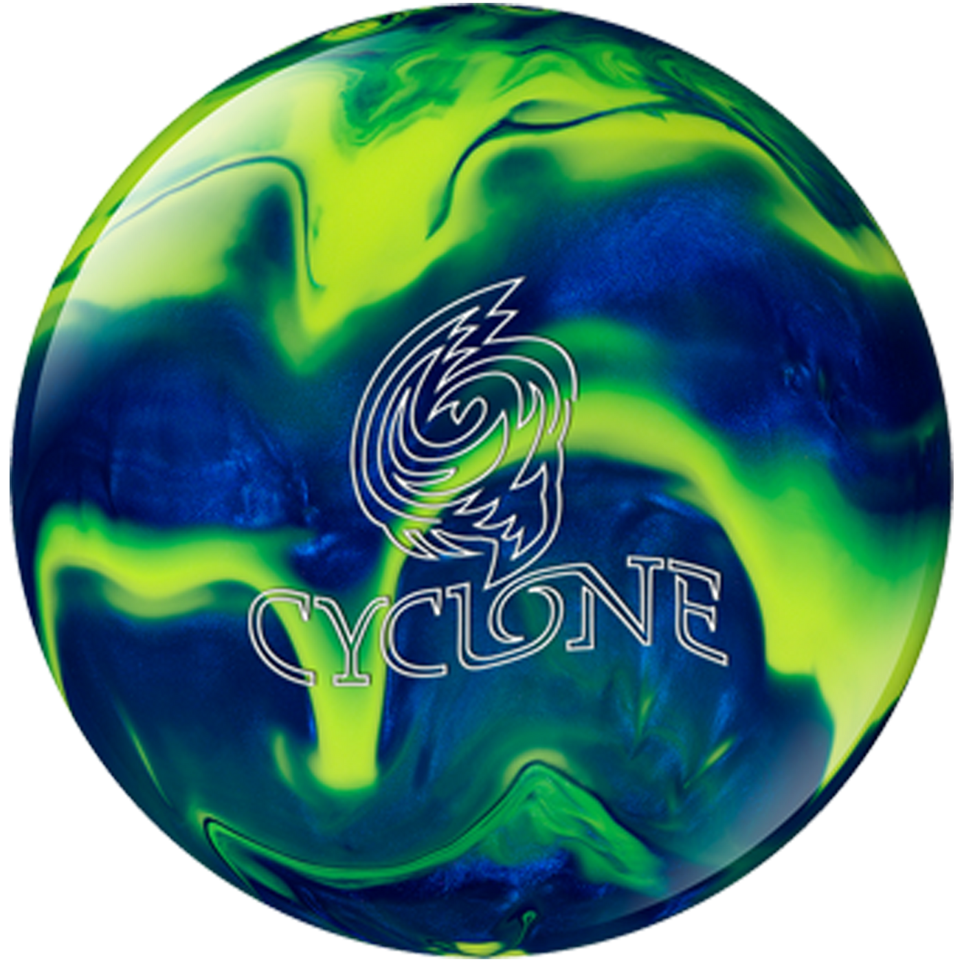 Cyclone - Royal Blue / Lightning Yellow Bowling Ball
