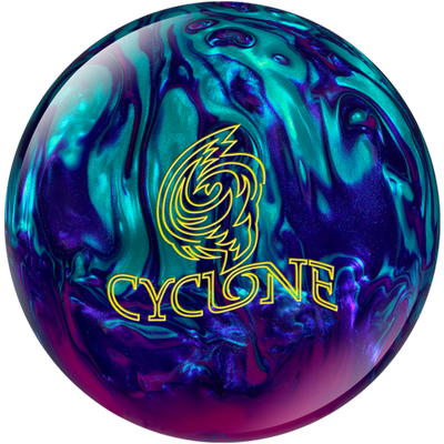 Cyclone Turquoise/Purple/Magenta Bowling Ball
