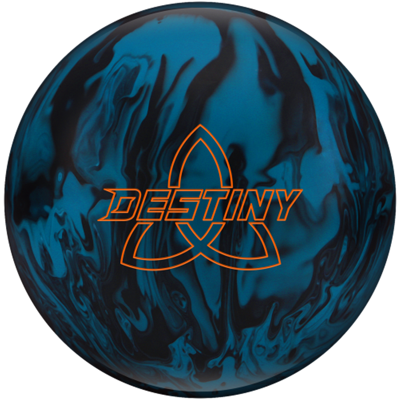 Destiny Solid Blue/Black Bowling Ball