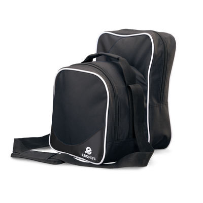 Ebonite Compact Shoulder Bag in Black