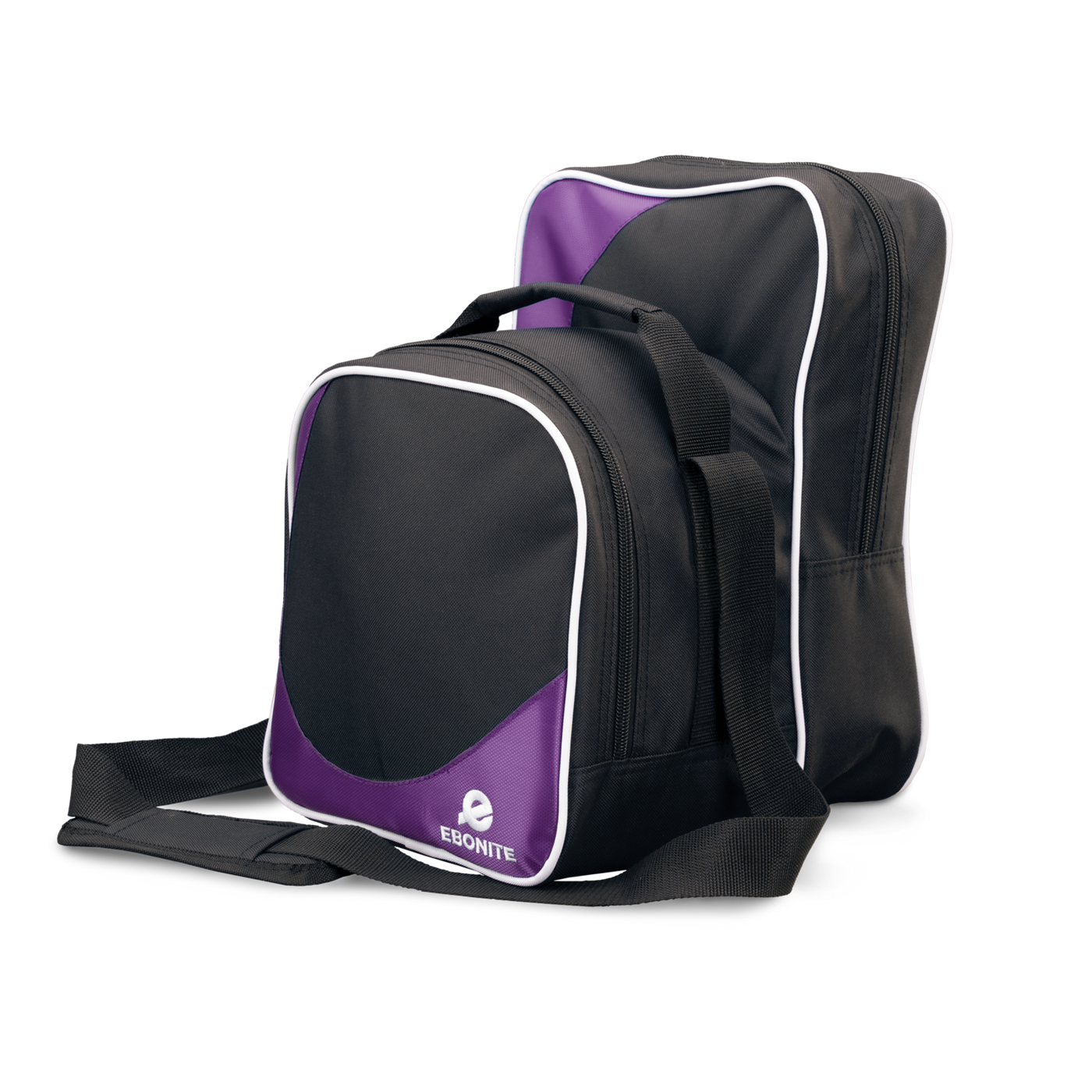 Ebonite Compact Shoulder Bag in Purple