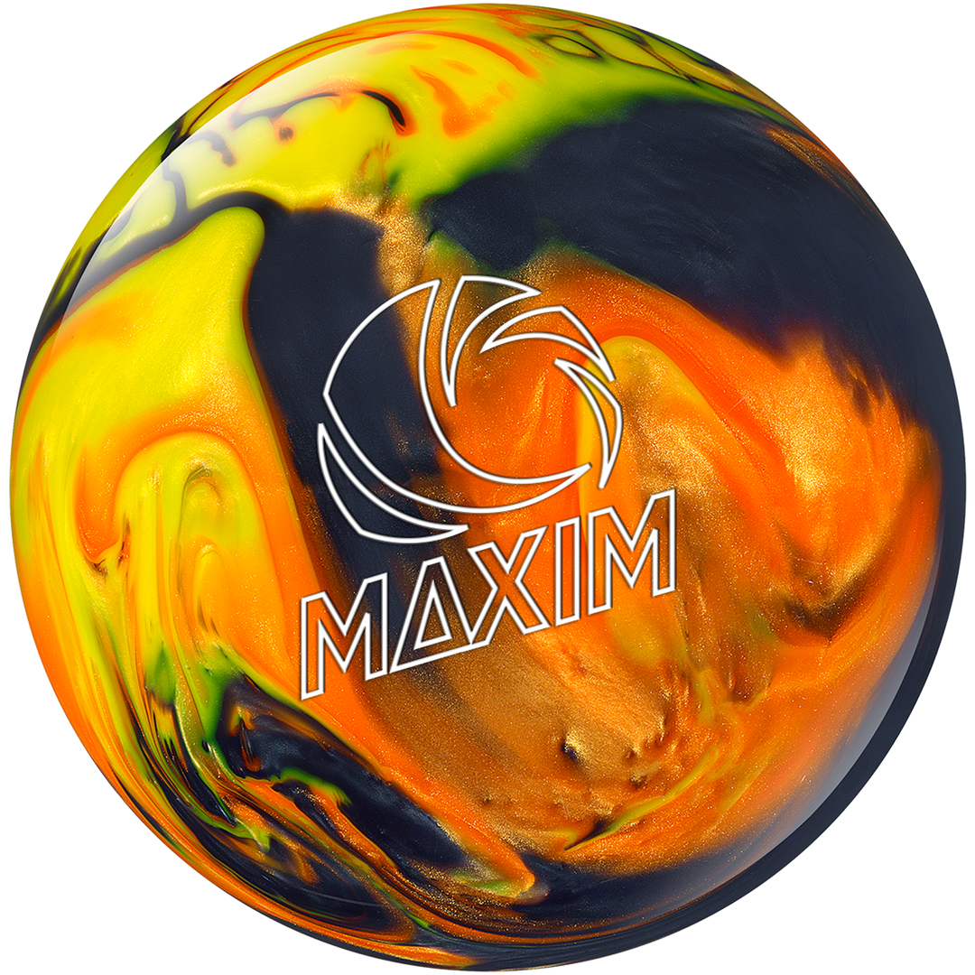 Maxim Black/Orange/Yellow Bowling Ball