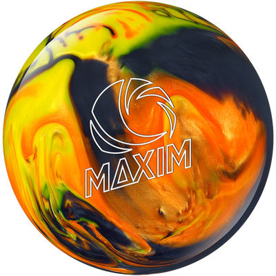 Maxim Black/Orange/Yellow Bowling Ball