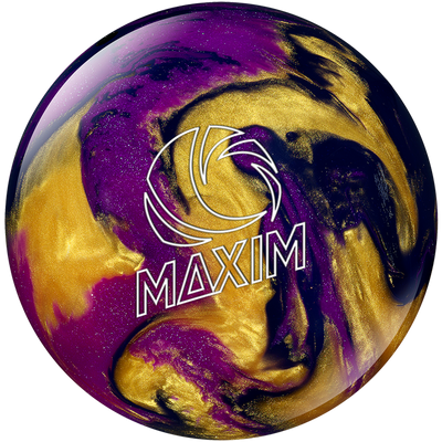 Maxim Black/Purple/Gold Bowling Ball