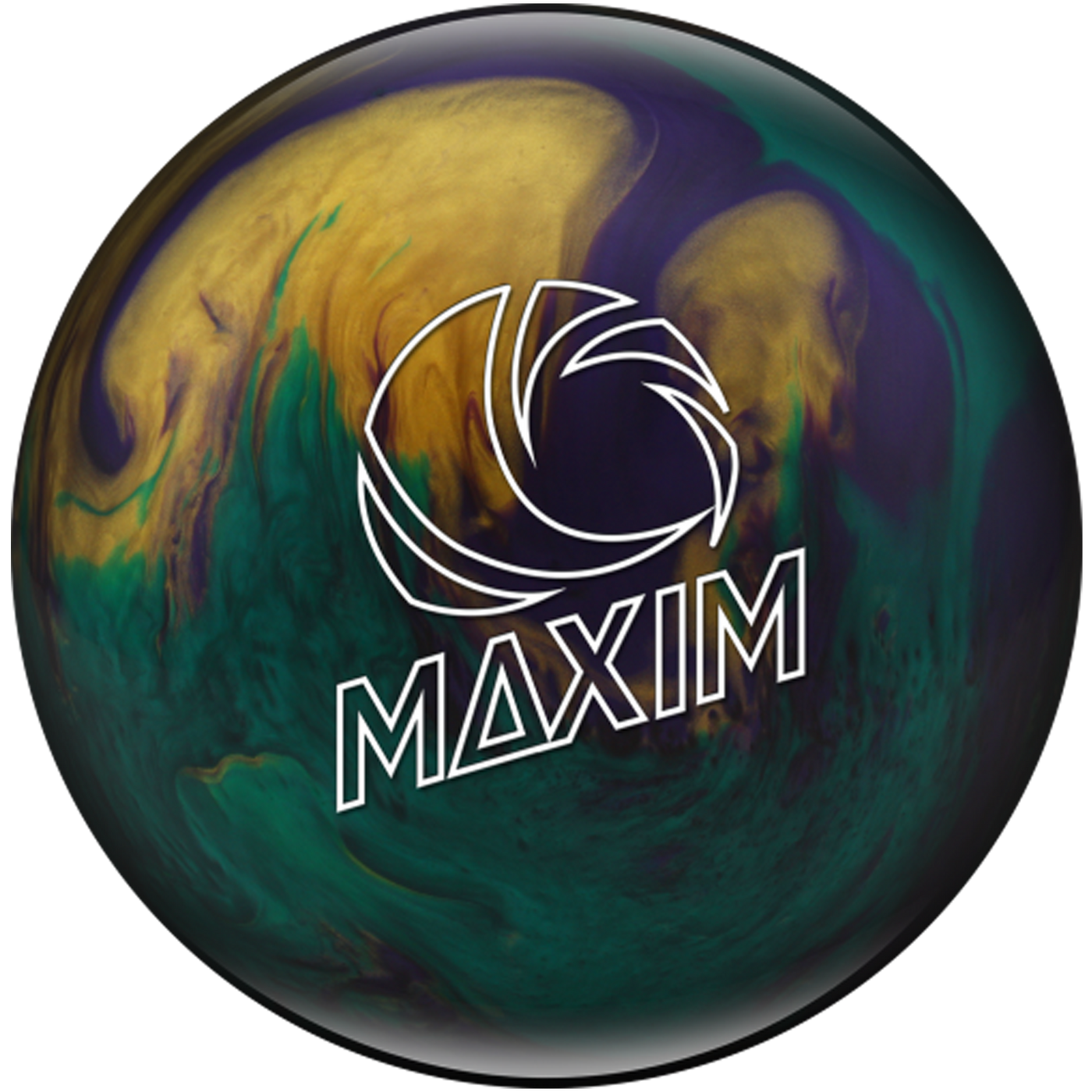 Maxim Emerald Glitz Bowling Ball