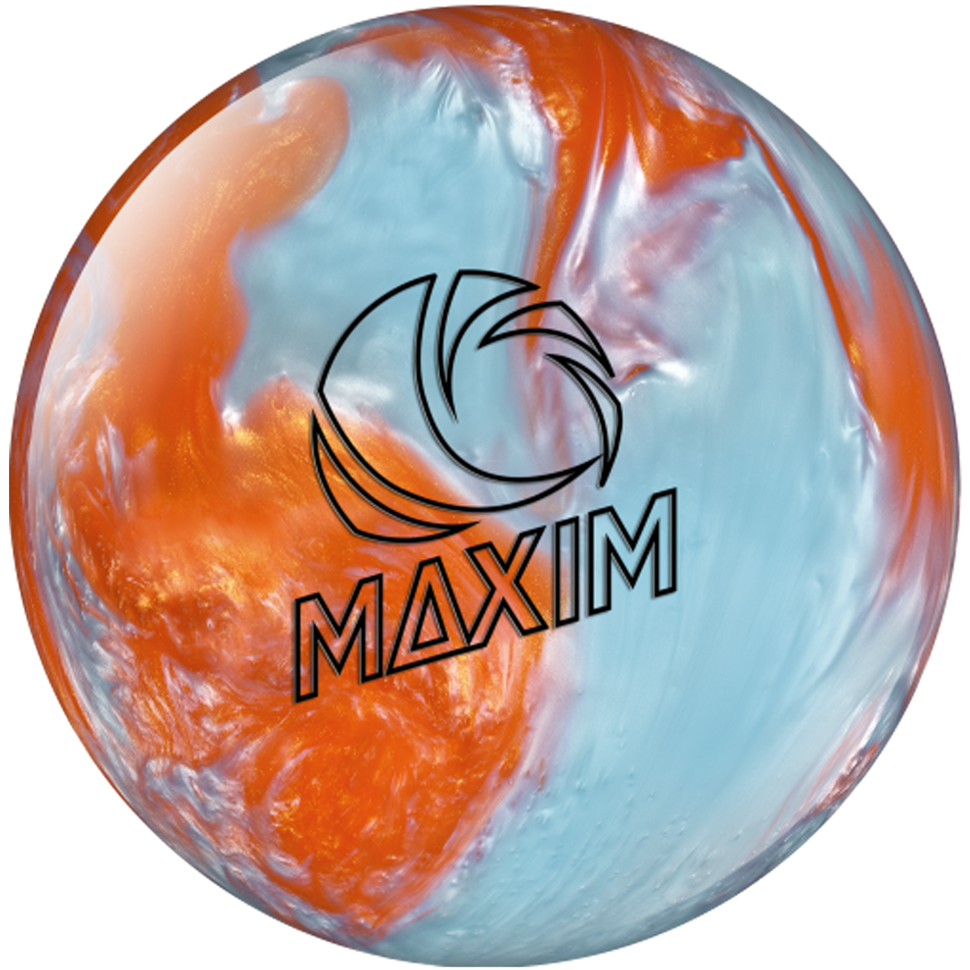 Maxim - Orange/Crystal Bowling Ball