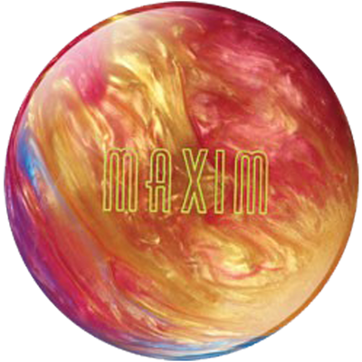 Maxim Red/Gold/Blue Bowling Ball