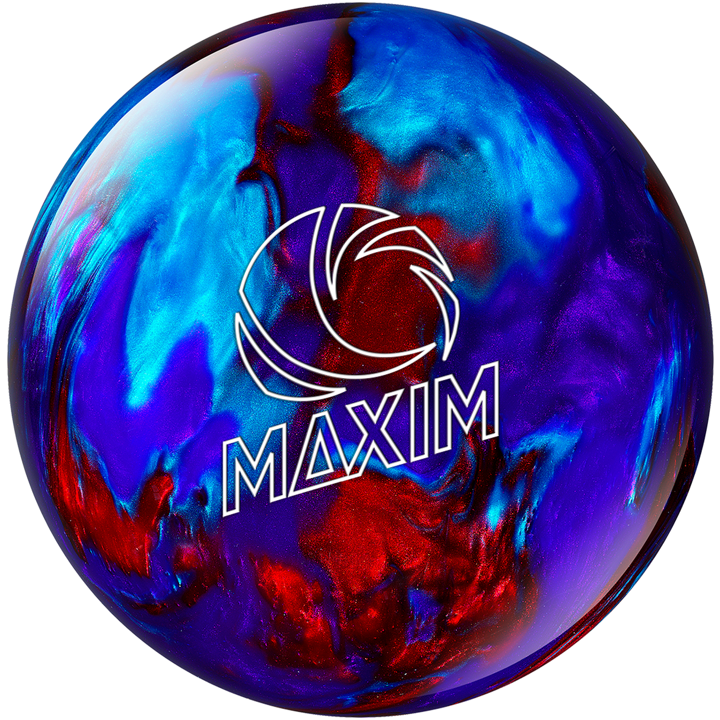 Maxim Red/Purple/Blue Bowling Ball
