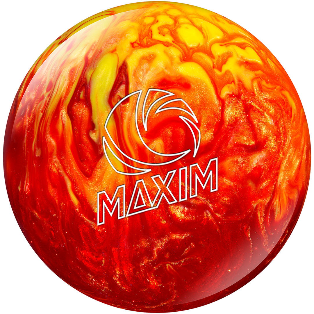 Maxim Red/Yellow/Orange Pearl Bowling Ball