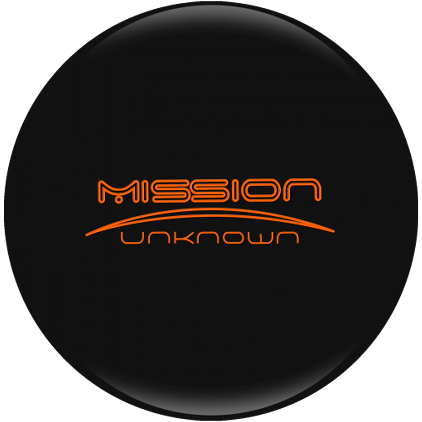 Mission Unknown Black Bowling Ball