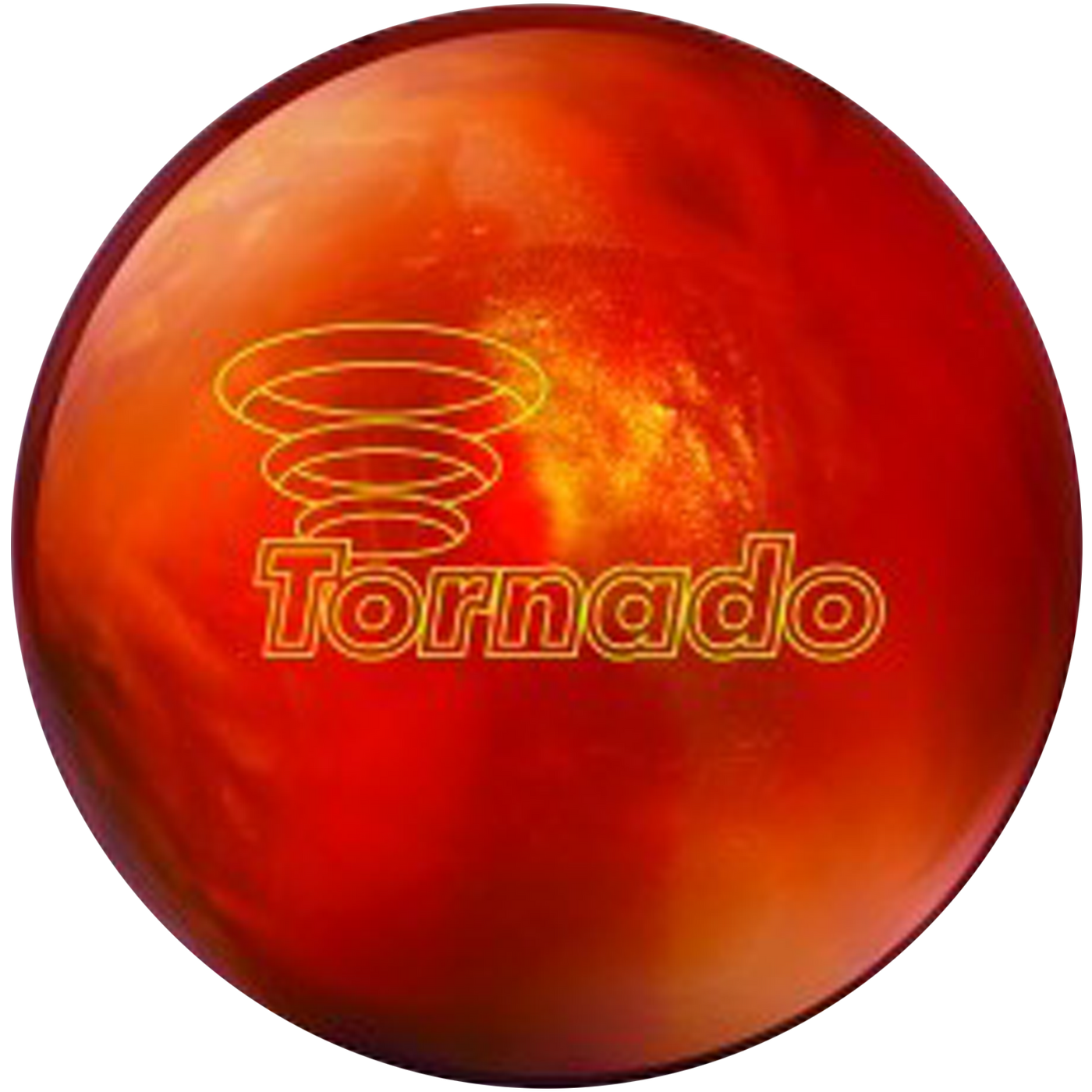 Tornado Red/Orange/Gold Bowling Ball