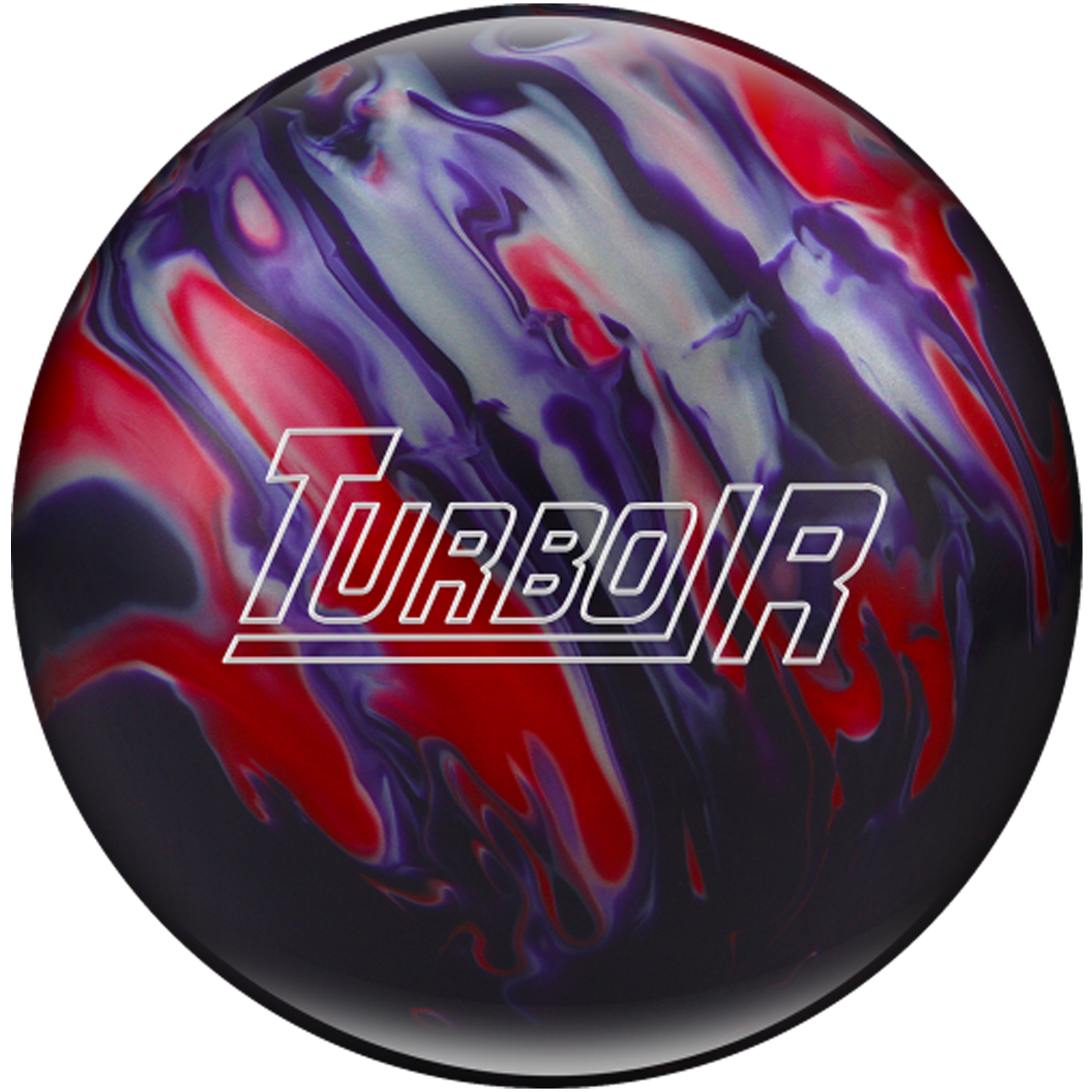 Turbo/R Purple/Red/Silver Bowling Ball