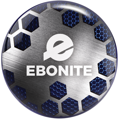 Front of the Ebonite Viz-A-Ball bowling ball